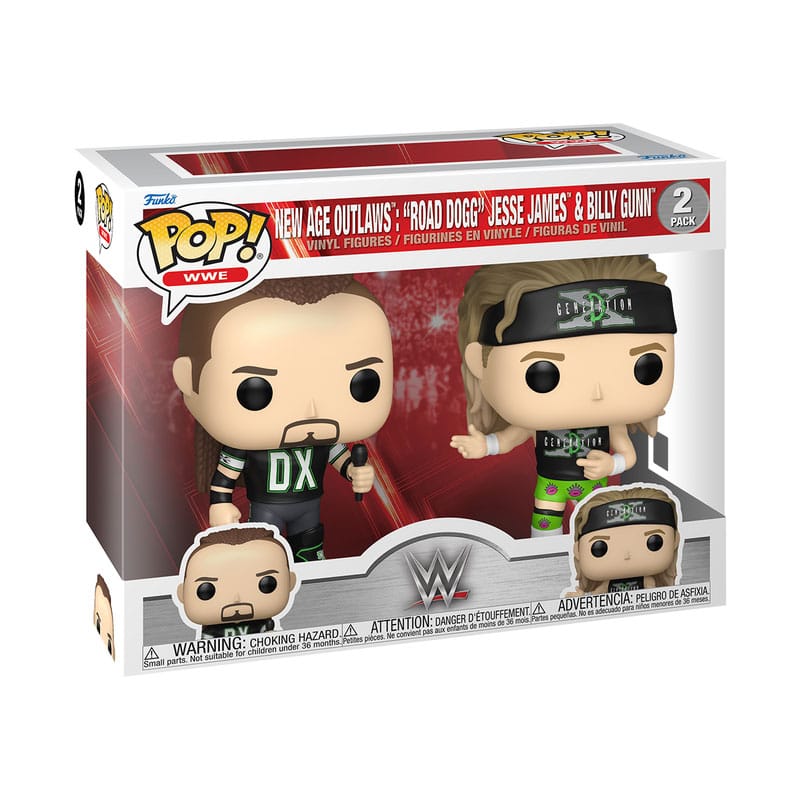 WWE POP! Television Vinyl Figures 2-Pack New Age Outlaws 9 cm