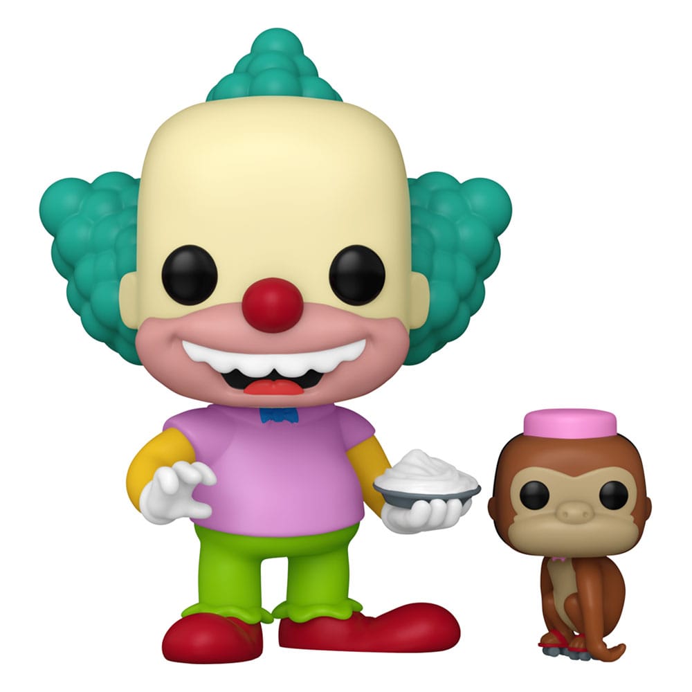 Simpsons POP&Buddy TV Vinyl Figure Krusty&Tenny 9 cm