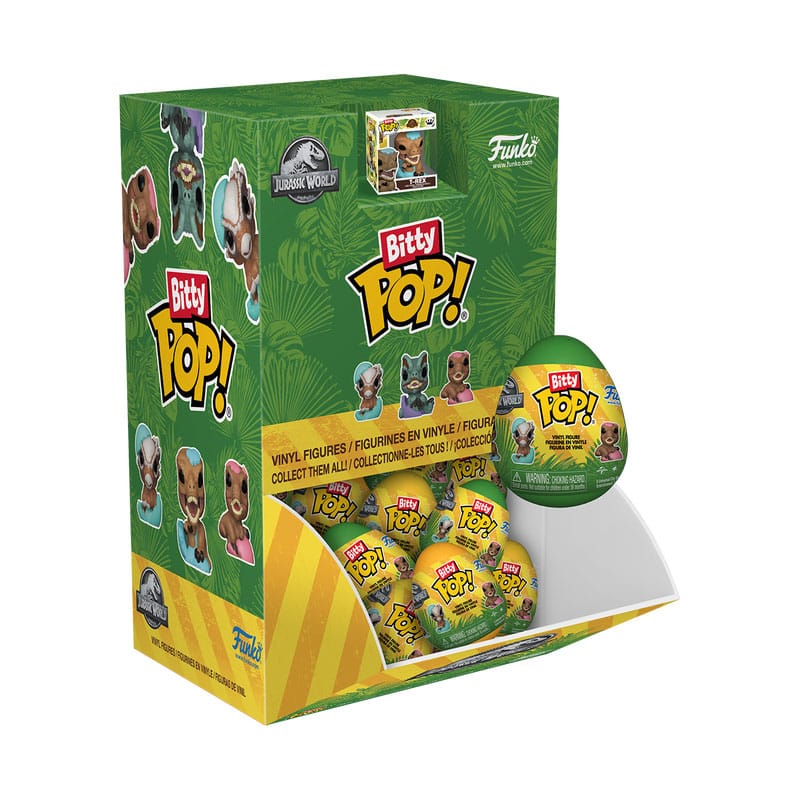 Jurassic Park POP! Vinyl Figure Easter Egg PDQ Display (24) 2,5 cm