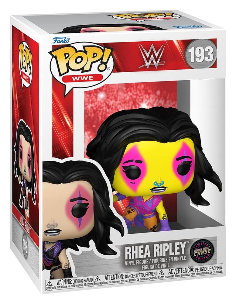 WWE POP! Vinyl Figures Rhea Ripley (WrestleMania XL) with Chase 9 cm Assortment (6)