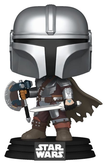Star Wars: The Mandalorian and Grogu POP! Vinyl Figure The Mandalorian (Dual Wield) 9 cm