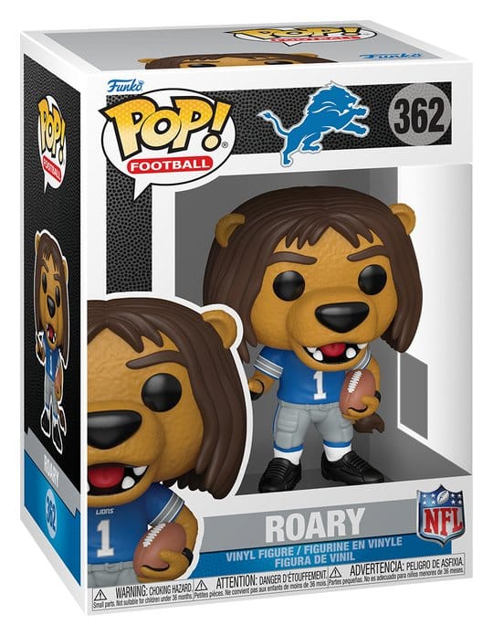 NFL POP! Vinyl Figure Mascots: Lions - Roary 9 cm