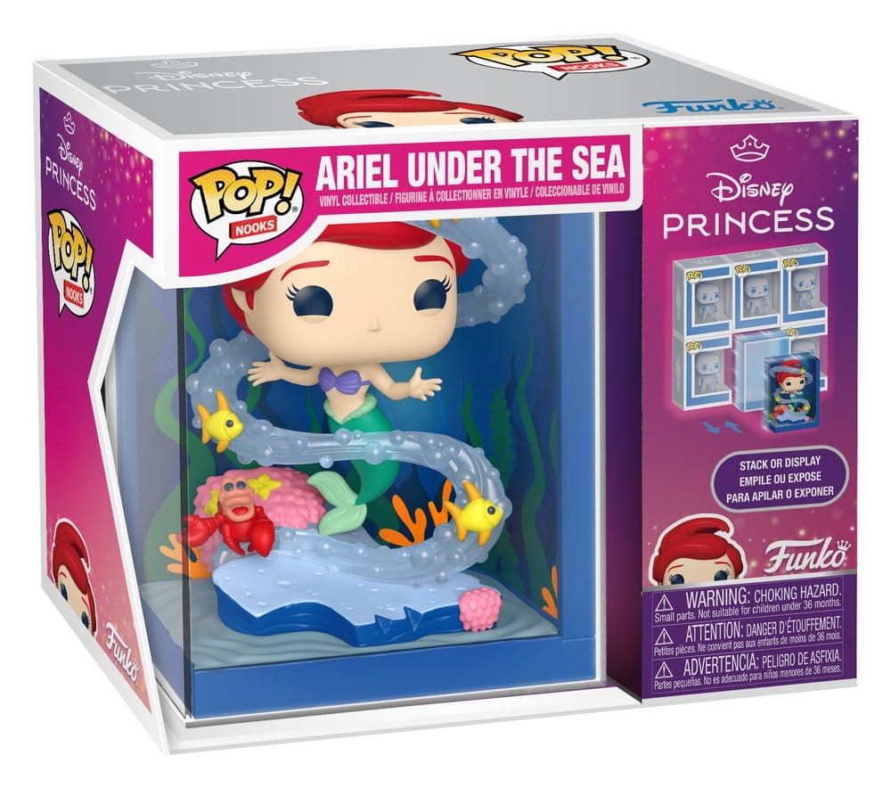 The Little Mermaid POP! Nooks Vinyl Diorama Ariel’s Grotto 16 cm