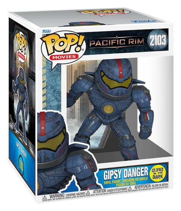 Pacific Rim Super Sized POP! Vinyl Figure Gipsy Danger (Glow) 15 cm