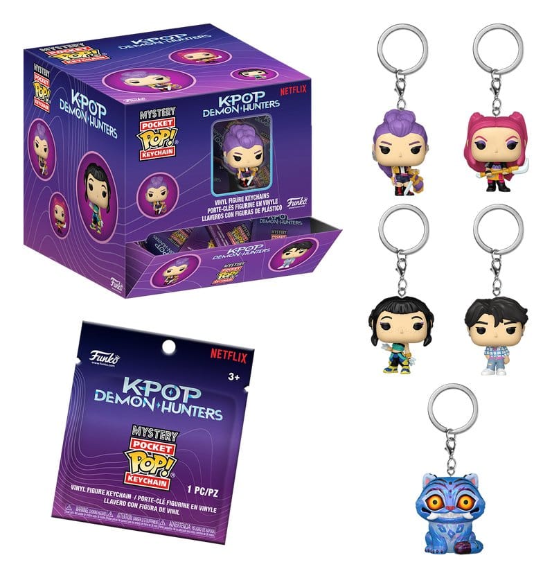 KPOP Demon Hunters POP! Keychain Blind Box PDQ Display (12)