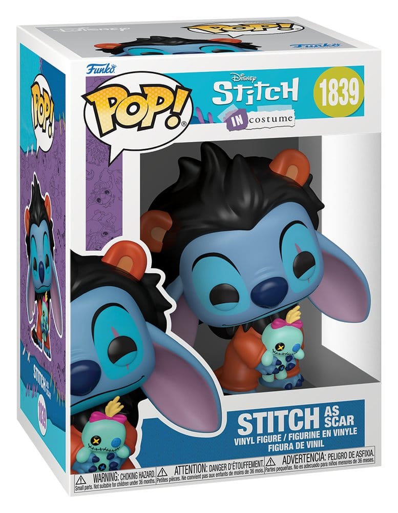 Lilo & Stitch POP! Disney Vinyl Figure Stitch as Scar 9 cm