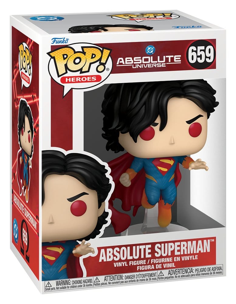 DC Comics POP! Comics Vinyl Figure Absolute Superman with Chase 9 cm Assortment (6)
