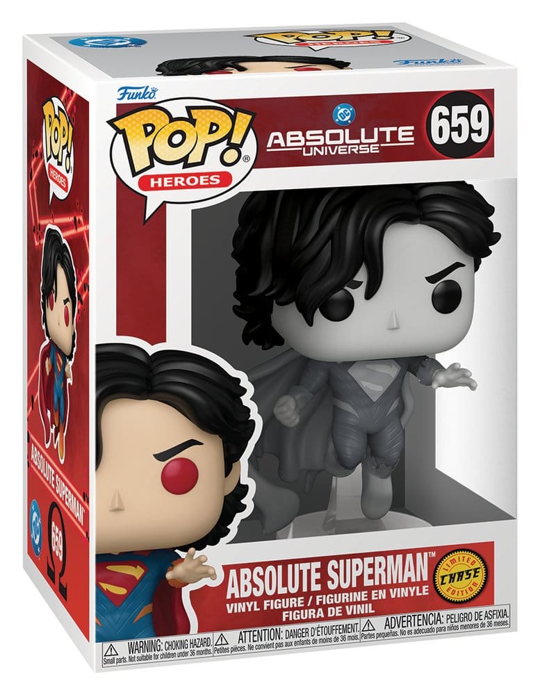 DC Comics POP! Comics Vinyl Figure Absolute Superman with Chase 9 cm Assortment (6)