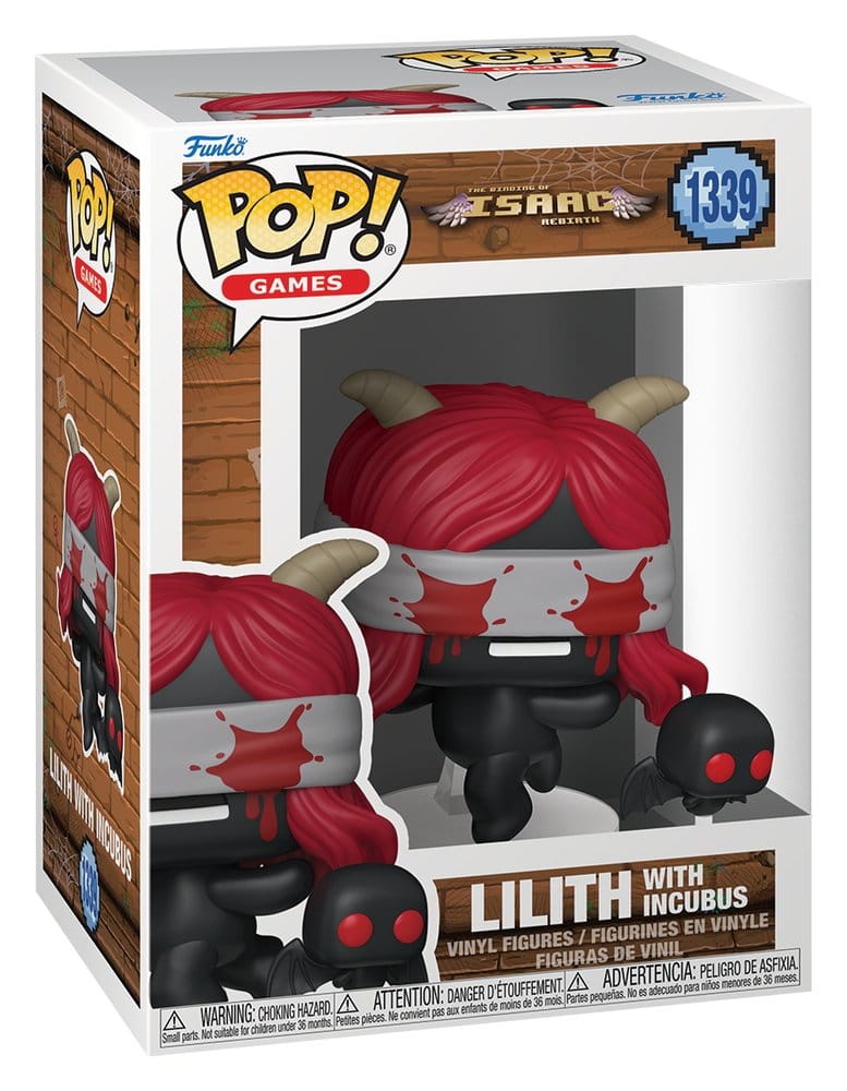 The Binding of Isaac POP! & Buddy Vinyl Figure Lilith with Bat 9 cm