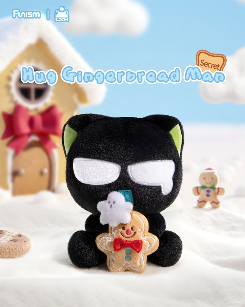 Luo Xiaohei Hug Series Plush Keyring Blind Box Display (6)