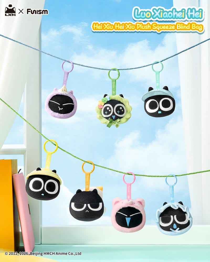 Luo Xiaohei Hei Xiu Hei Xiu Plush Figure Squishy Blind Bag Display (6)