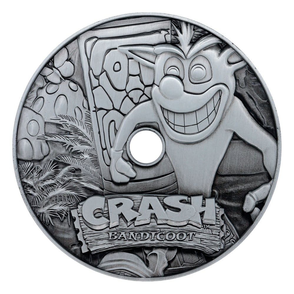 Crash Bandicoot Replica Metal CD-ROM Collectible Limited Edition 11 cm