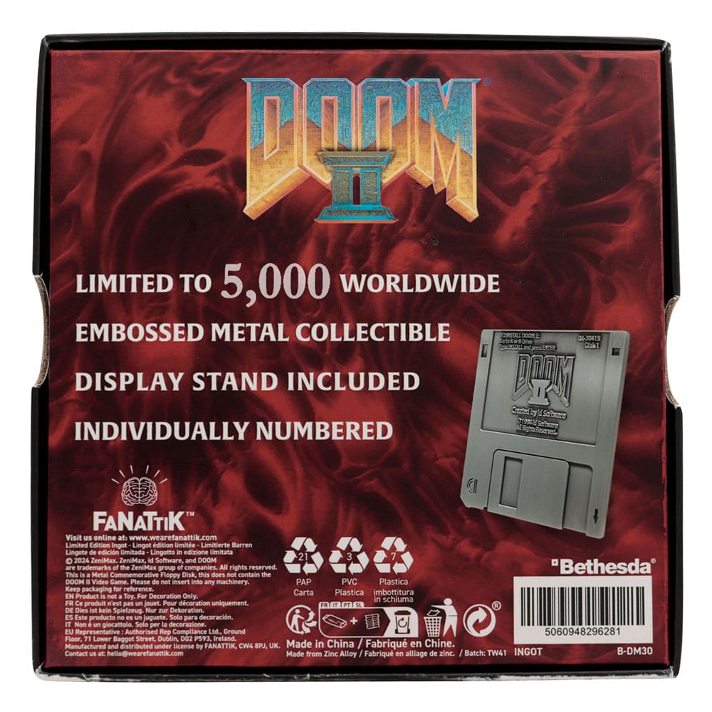 Doom 2 Arena Limited Edition Floppy Disk Replica