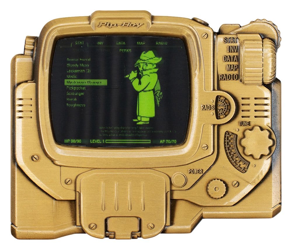 Fallout Ingot Pip-Boy Limited Edition Lenticular Mysterious Stranger Variant
