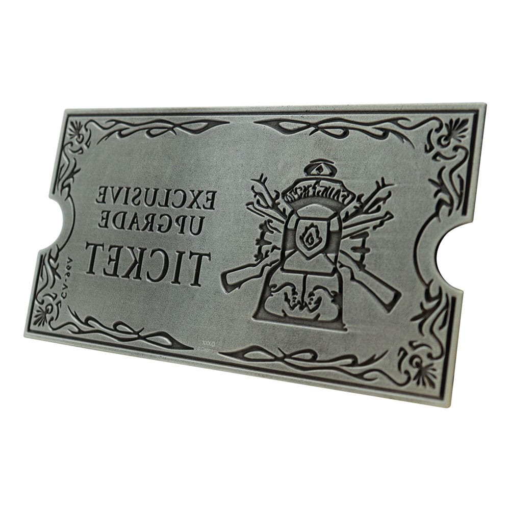 Resident Evil 4 Metal Exclusive Upgrade Ticket 1/1 Replica