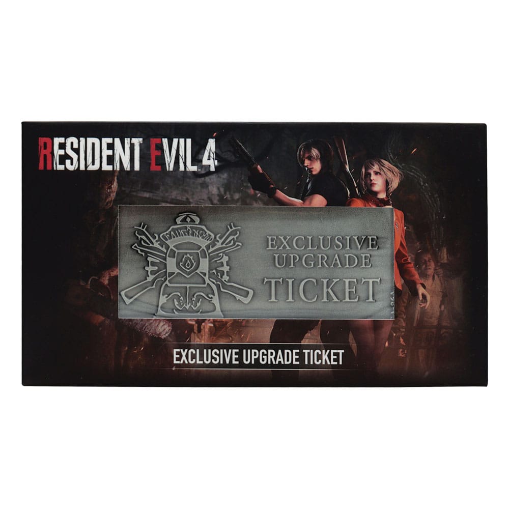 Resident Evil 4 Metal Exclusive Upgrade Ticket 1/1 Replica