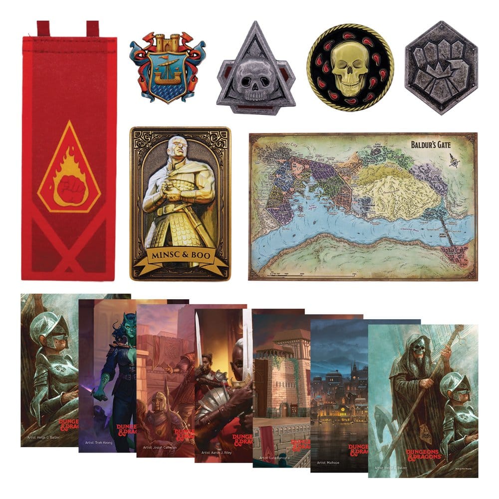 Dungeons & Dragons Gift Set Baldur's Gate Collector's Set Limited Edition