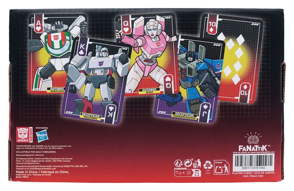 Transformers Playing Cards Display (12)