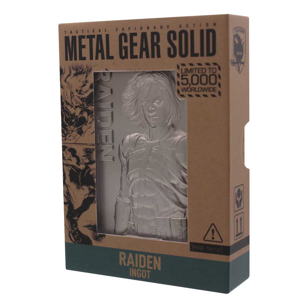 Metal Gear Solid 2 Raiden Limited Edition Ingot