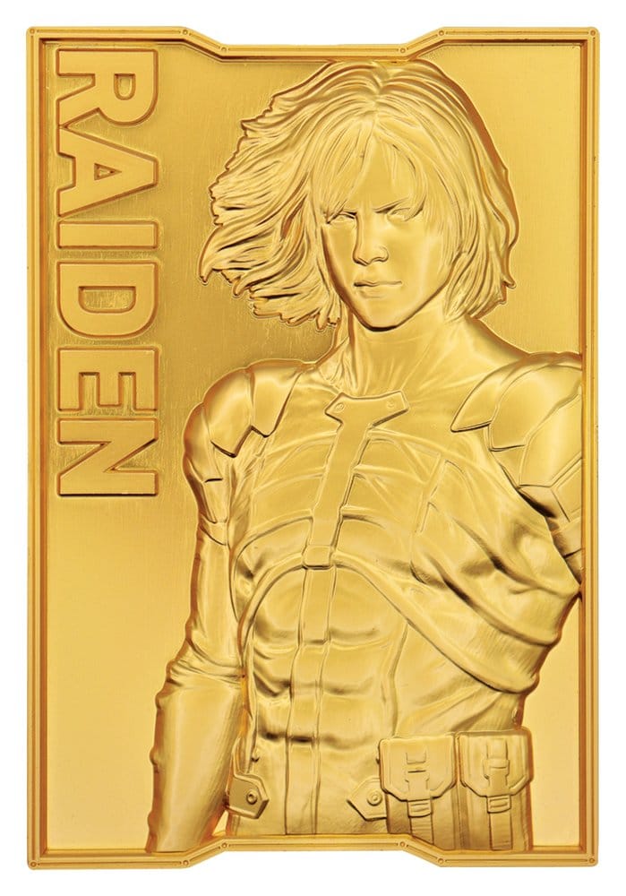 Metal Gear Solid 2 Ingot Raiden 24k Gold Plated Limited Edition