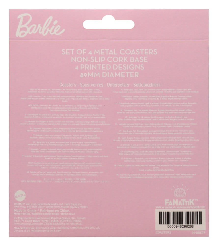 Barbie Coaster 4-Pack
