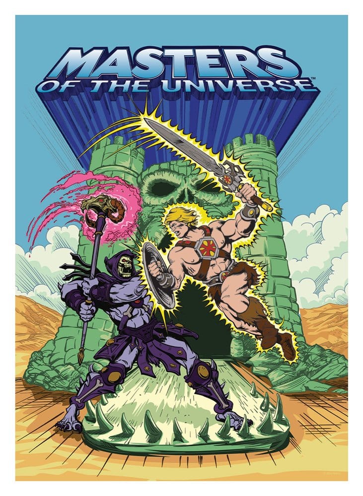 Masters of the Universe Art Print He-Man & Skeletor Limited Edition 42 x 30 cm