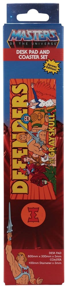 Masters of the Universe Desk Pad & Coaster Set Heroes