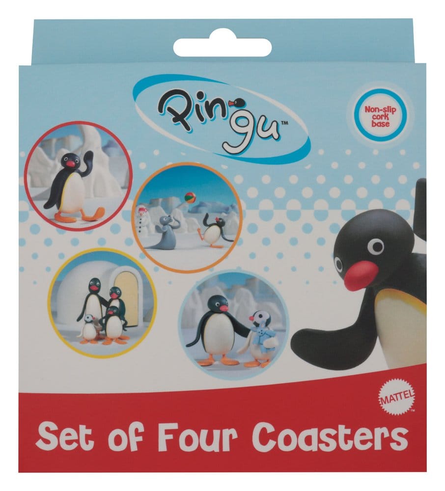Pingu Coaster 4-Pack
