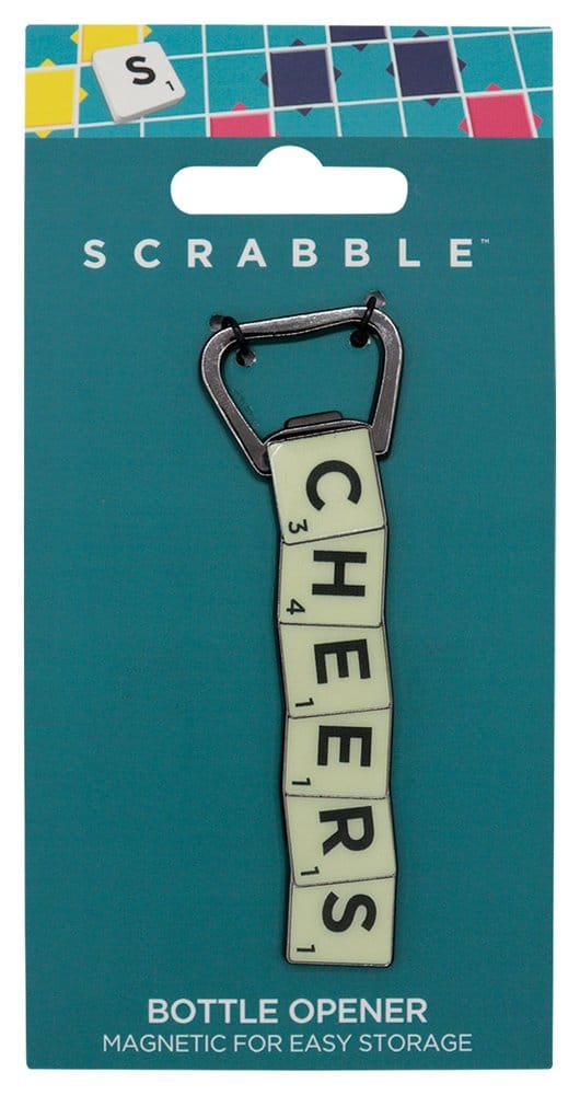 Scrabble Bottle Opener Magnetic Cheers
