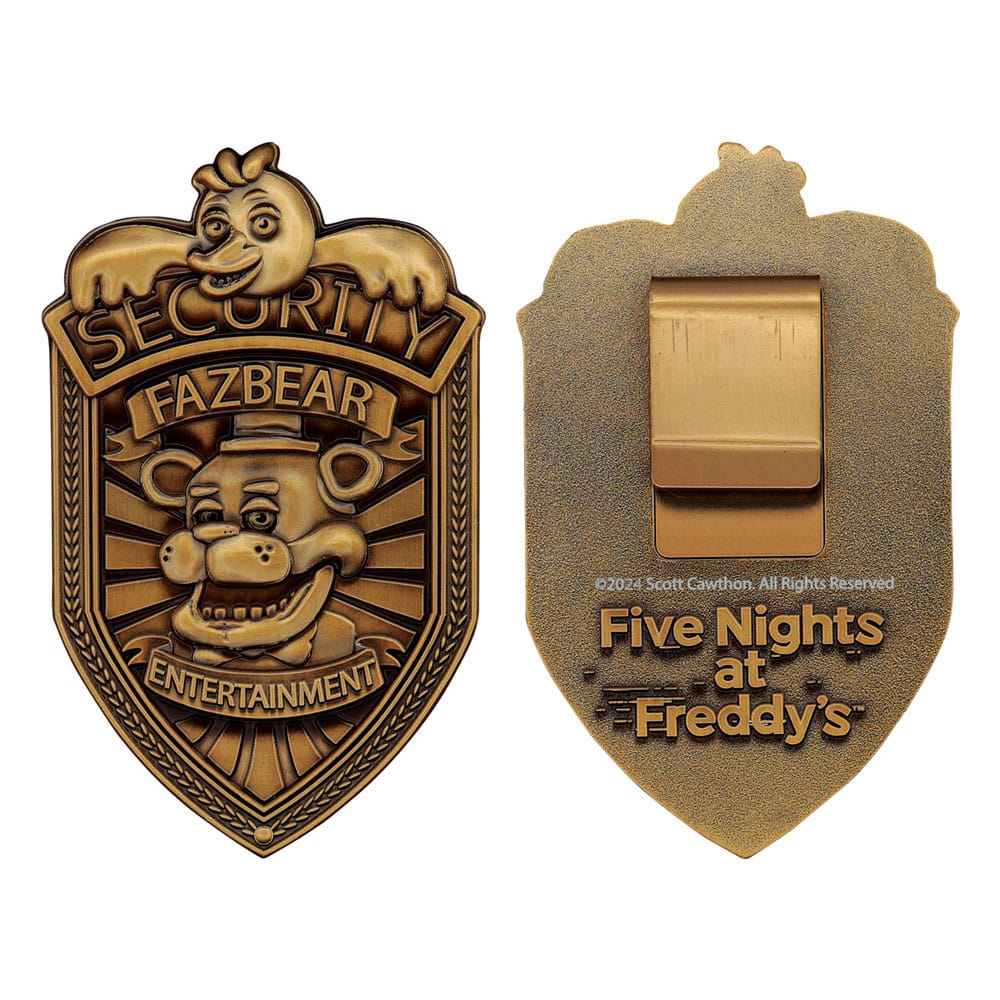Five Nights at Freddy´s Security Badge Replica