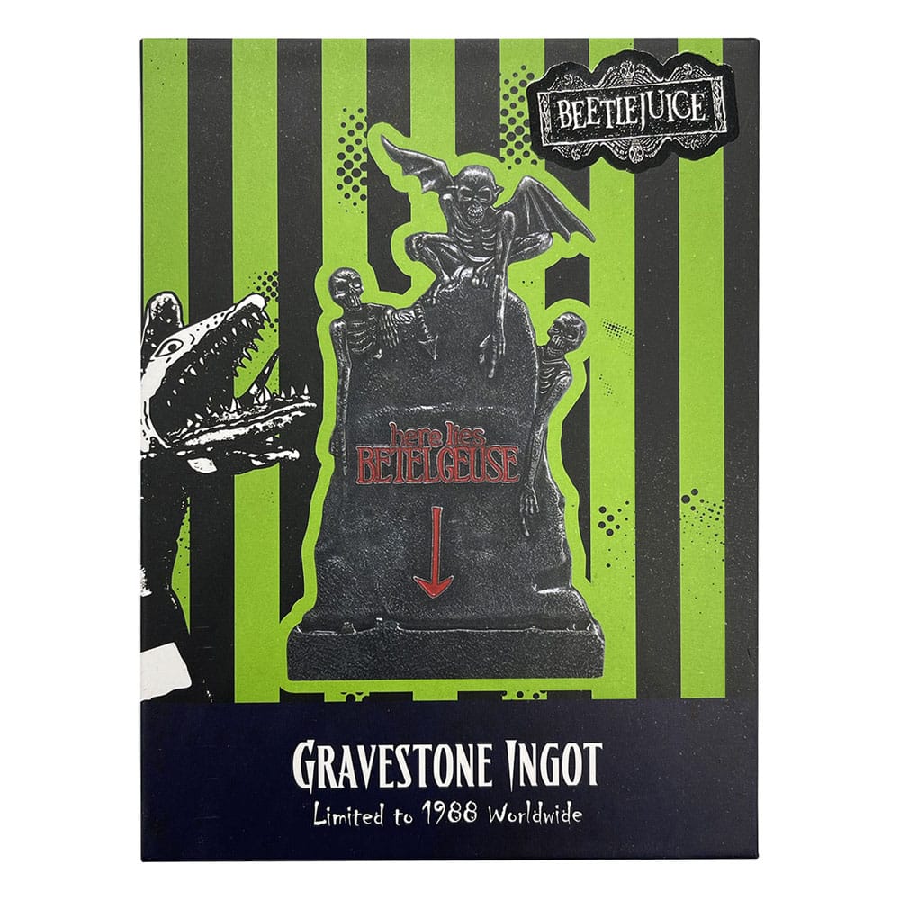 Beetlejuice Gravestone Limited Edition Ingot