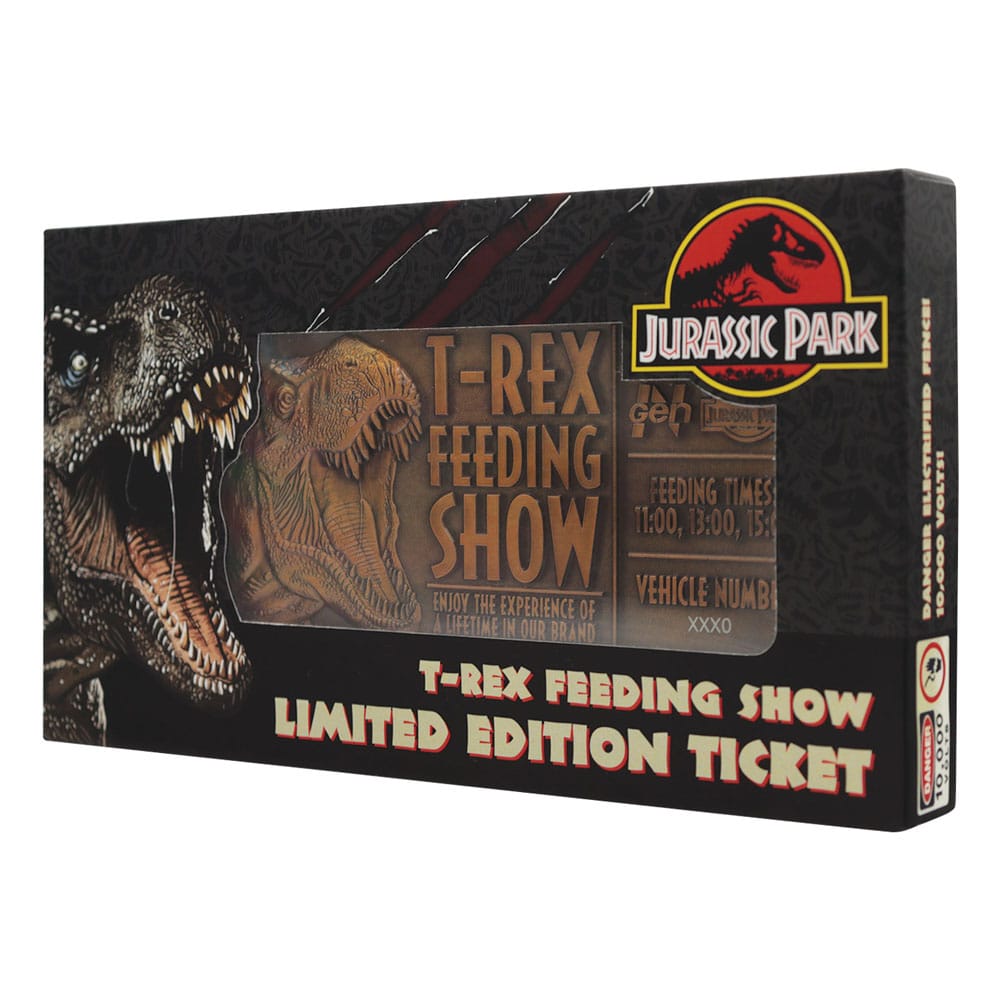 Jurassic Park Feeding Show Ticket 1/1 Replica