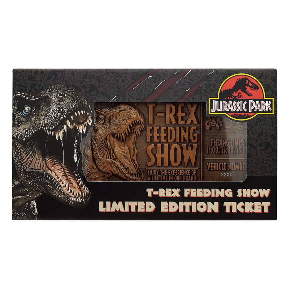 Jurassic Park Feeding Show Ticket 1/1 Replica