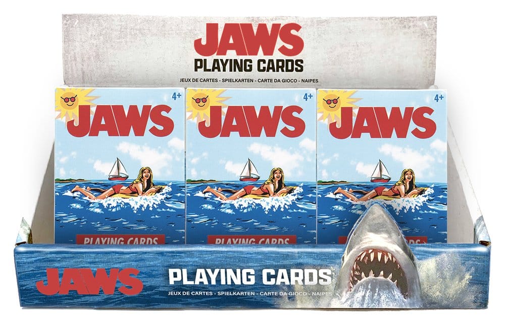 Jaws Playing Cards Display (12 Packs)