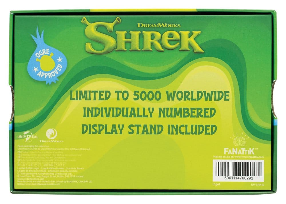 Shrek Replica Metal Film Strip Limited Edition 12 cm
