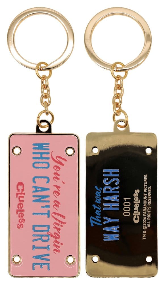 Clueless Keyring License Plate Limited Edition