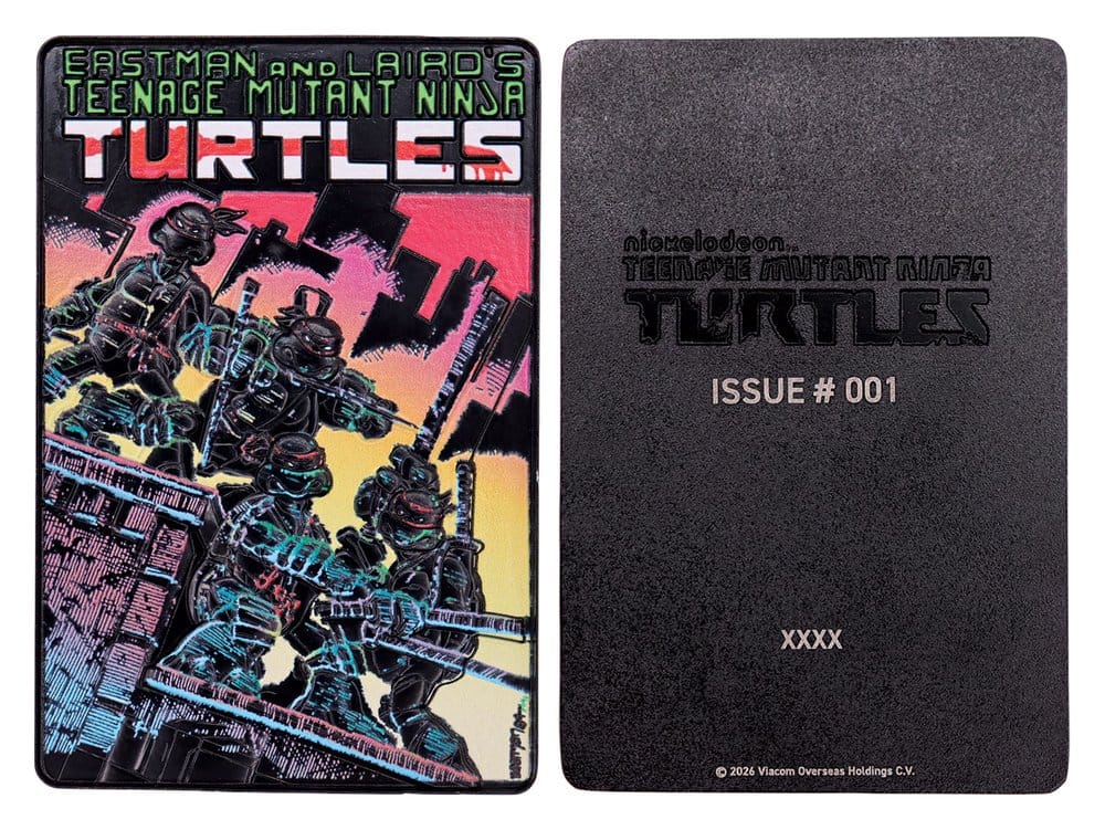 Teenage Mutant Ninja Turtles Ingot Set of Three Comic Book Cover Ingots Limited Edition