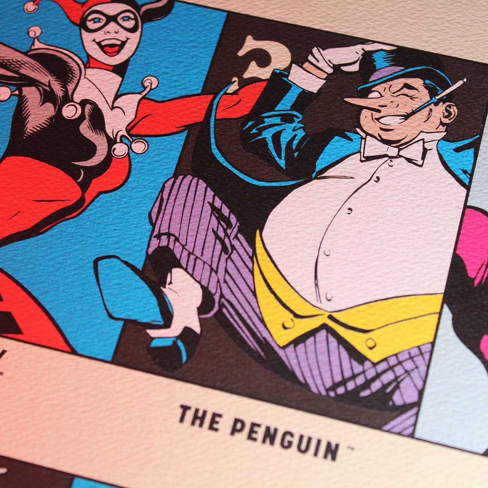 DC Comis 90th Anniversary Villains Limited Edition 42 x 30 cm Art Print