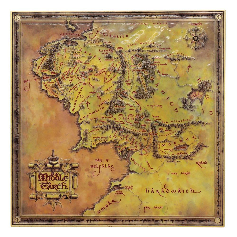 Lord of the Rings Map Limited Edition Replica