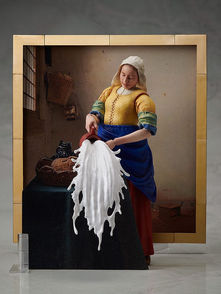 The Table Museum Figma The Milkmaid by Vermeer 14 cm Action Figure