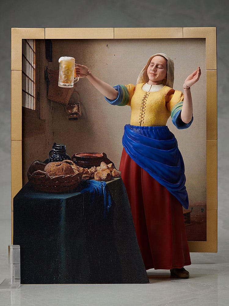 The Table Museum Figma The Milkmaid by Vermeer 14 cm Action Figure