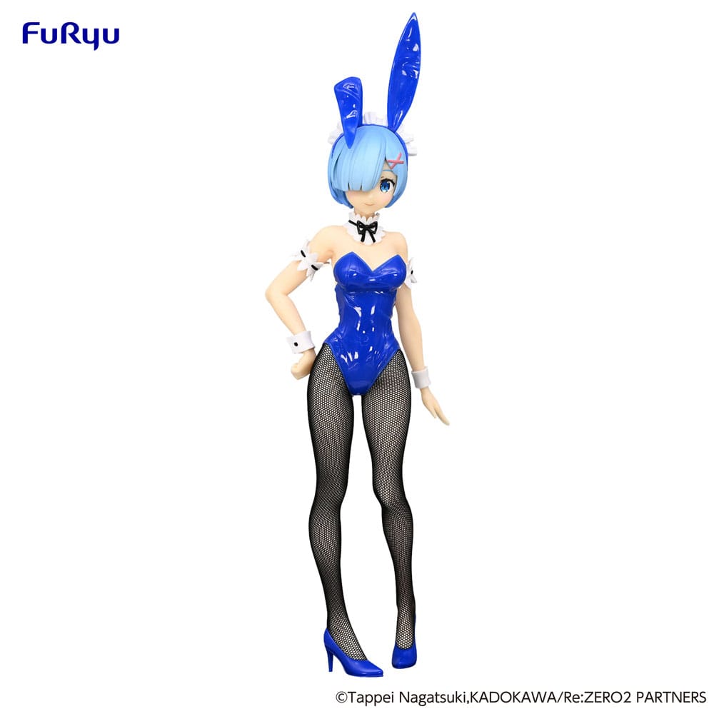 Re:Zero BiCute Bunnies Rem Blue Color Ver. 30cm PVC Statue