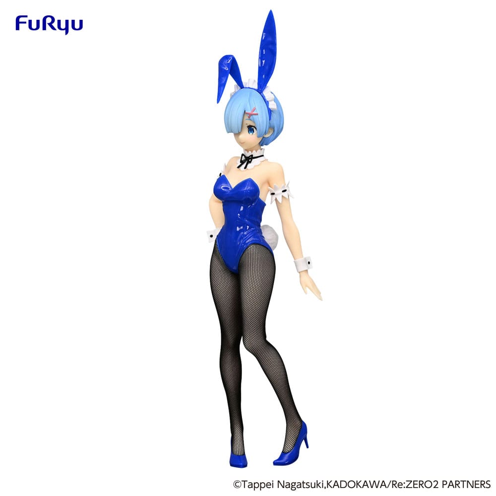 Re:Zero BiCute Bunnies Rem Blue Color Ver. 30cm PVC Statue