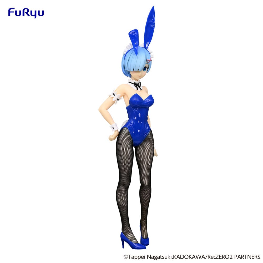 Re:Zero BiCute Bunnies Rem Blue Color Ver. 30cm PVC Statue