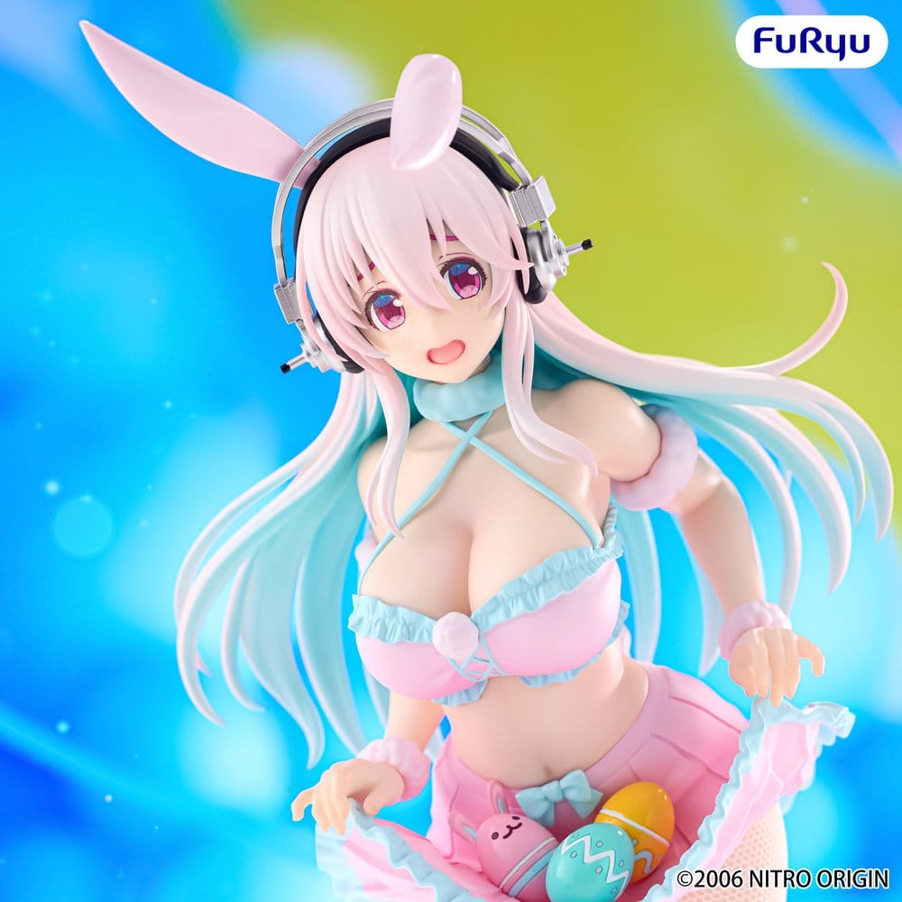 Super Sonico BiCute Bunnies PVC Figure Pastel Easter Ver. 29 cm