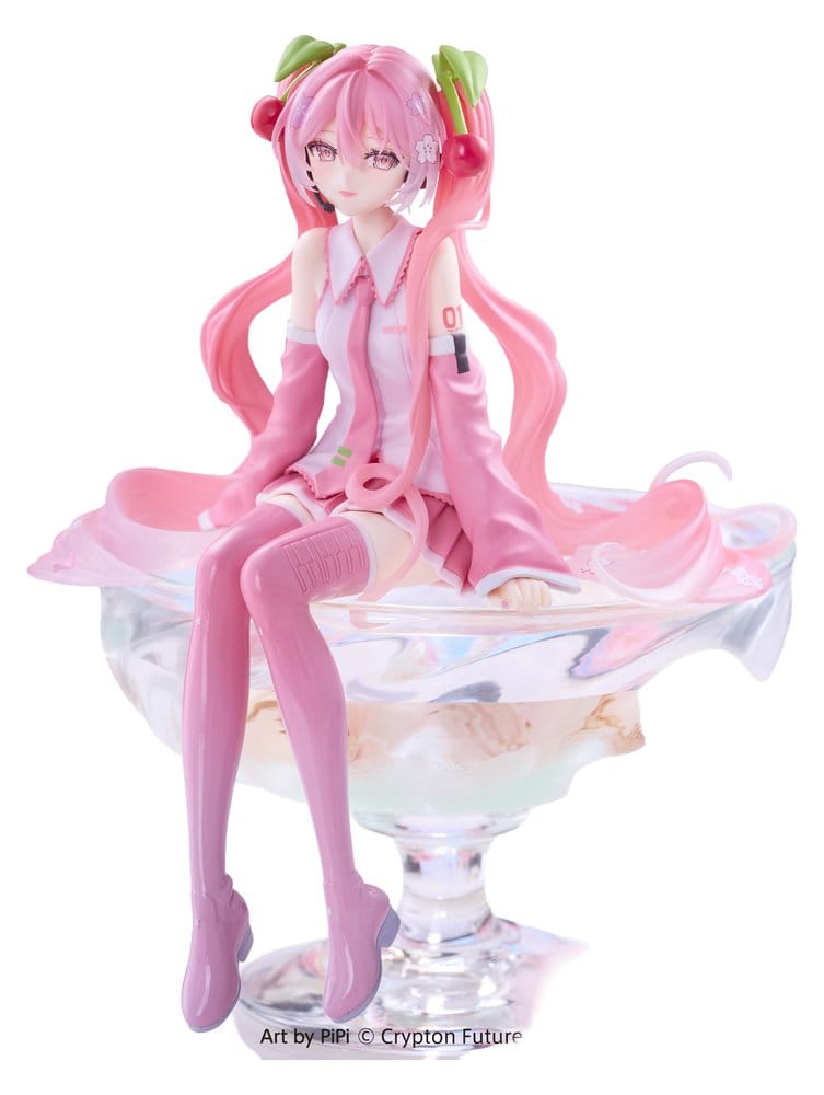 Hatsune Miku Noodle Stopper PVC Figure Sakura Miku 2026 Smile Ver. 14 cm