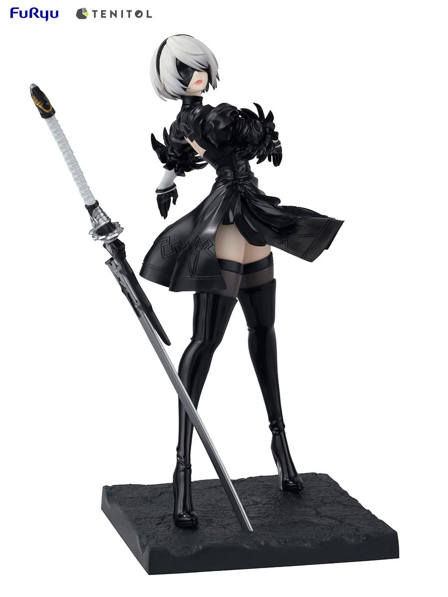 NieR Automata 2B Ver1.1a Tenitol PVC Statue 22cm