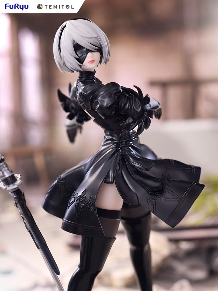 NieR Automata 2B Ver1.1a Tenitol PVC Statue 22cm