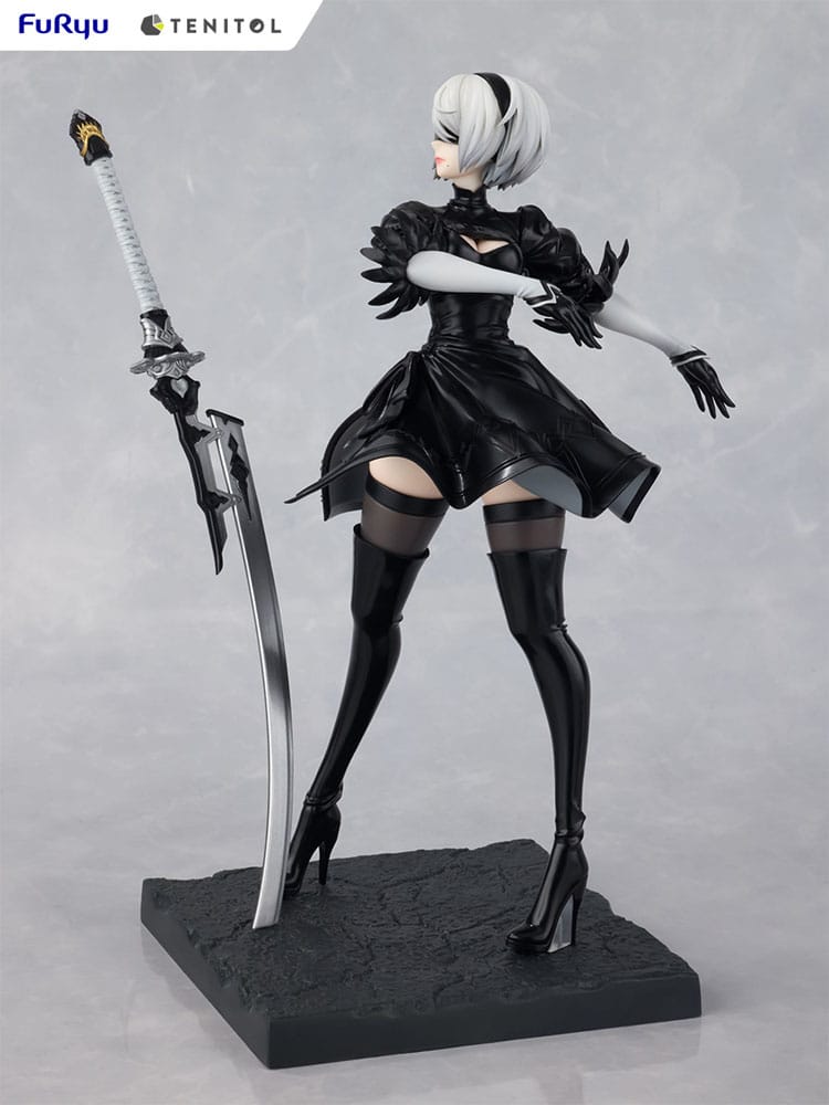NieR Automata 2B Ver1.1a Tenitol PVC Statue 22cm