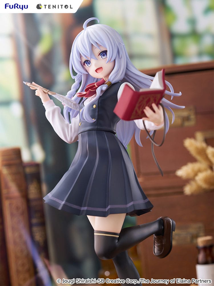 Wandering Witch The Journey of Elaina Tenitol Tall Elaina School Uniform Ver. 29 cm PVC Statue
